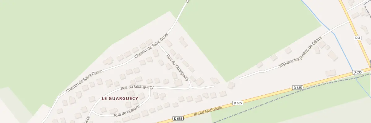 Plan du 31 Rue du Guarguecy à Baudonvilliers