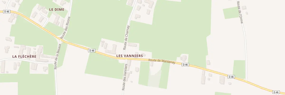 Plan du 32 Rte de Charnay à Chavannes-sur-Reyssouze