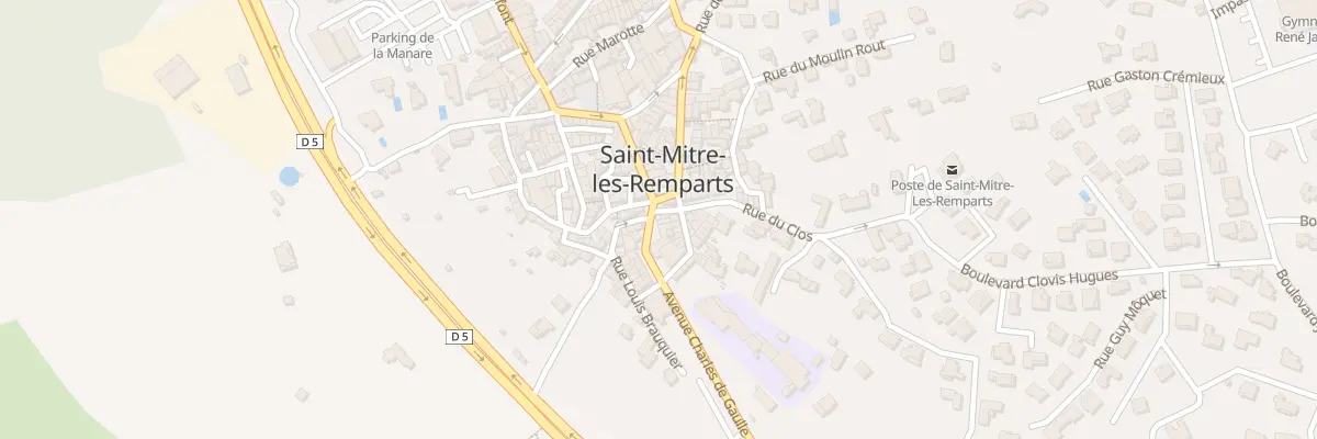 Plan du 9002 Rue du Clos à Saint-Mitre-les-Remparts