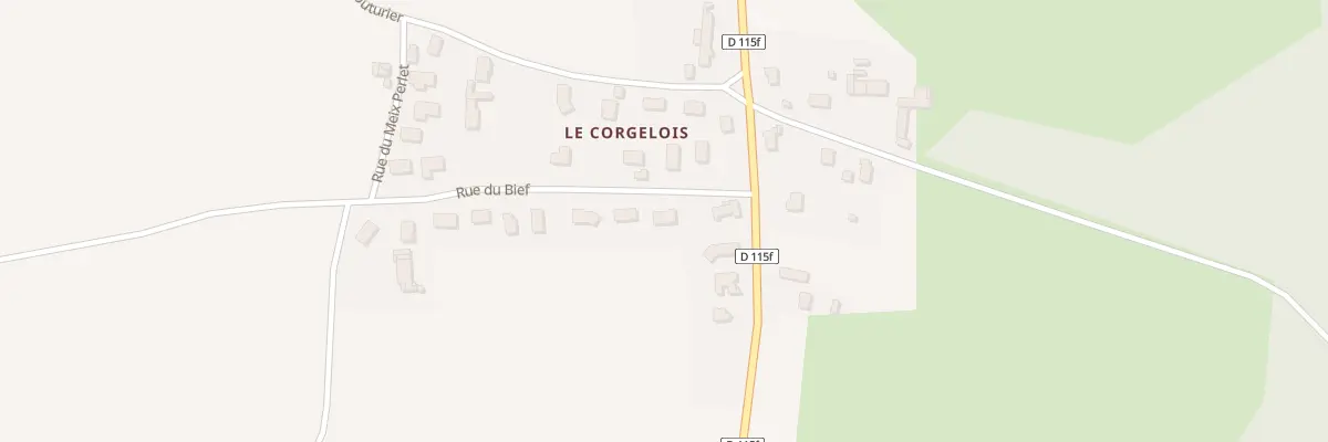 Plan du 3 Rue du Bief à Argilly