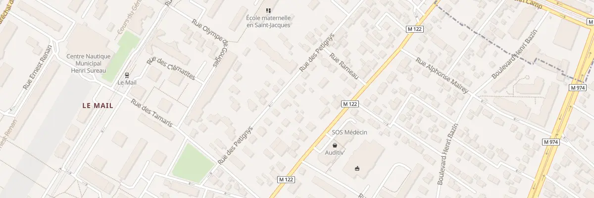 Plan du 30 Rue des Petignys à Chenôve