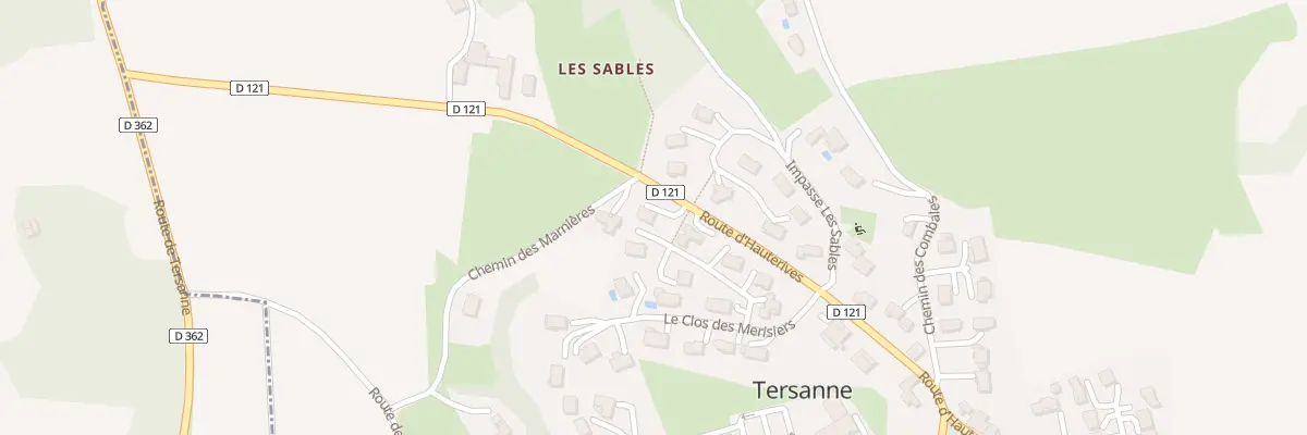 Plan du 5107 Tersanne à Tersanne