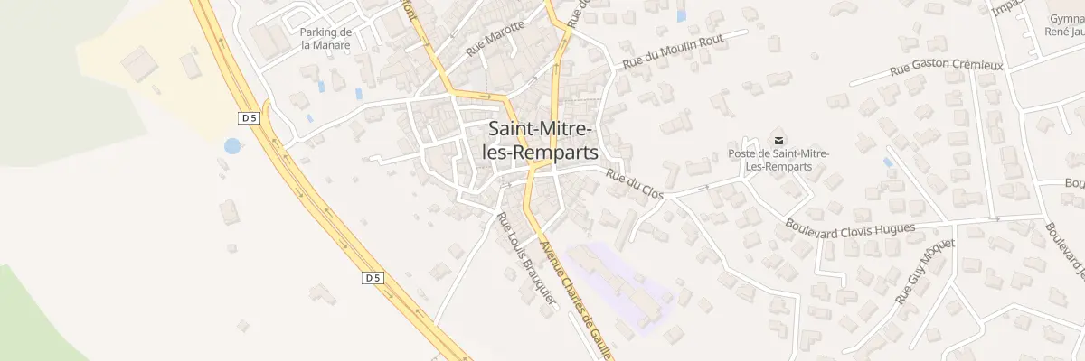 Plan du 2 Rue du Clos à Saint-Mitre-les-Remparts
