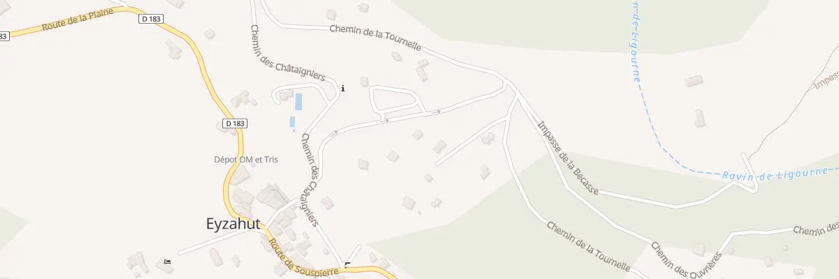 Plan du 5116 Le Village à Eyzahut