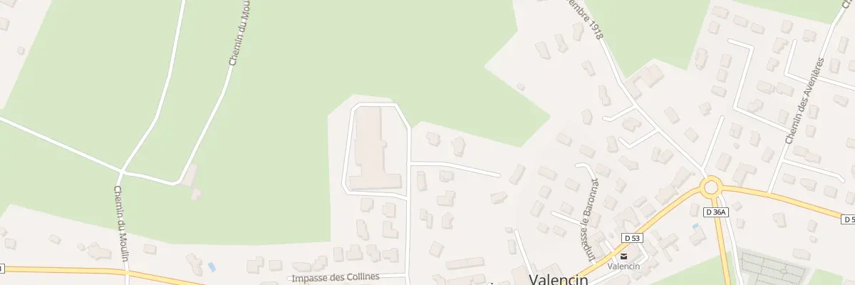 Plan du 35 Imp des Sept Chemins à Valencin