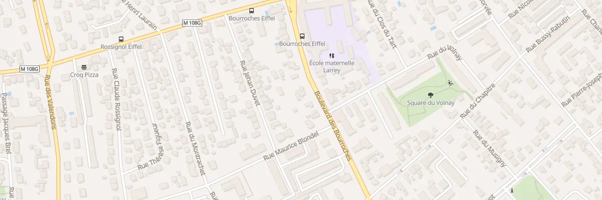 Plan du 115 Bd des Bourroches à Dijon