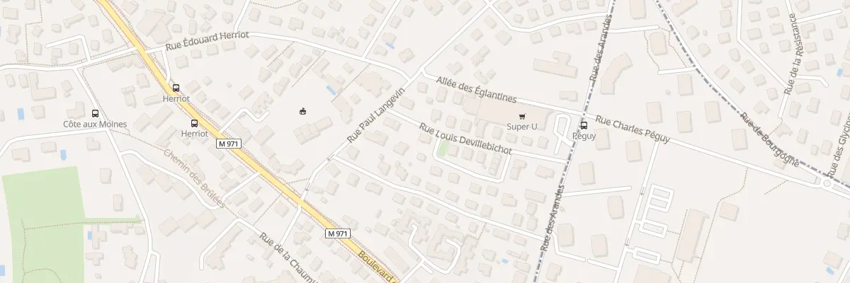 Plan du 6 Rue Louis Devillebichot à Talant