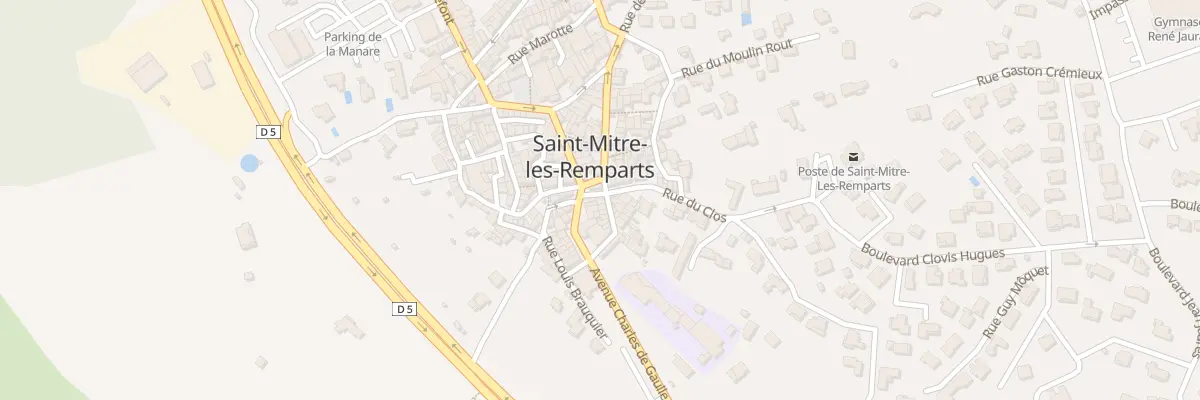 Plan du 4 Rue du Clos à Saint-Mitre-les-Remparts