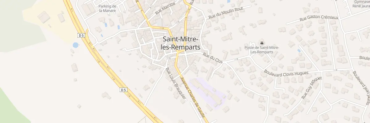 Plan du 11 Rue Saint Joseph à Saint-Mitre-les-Remparts