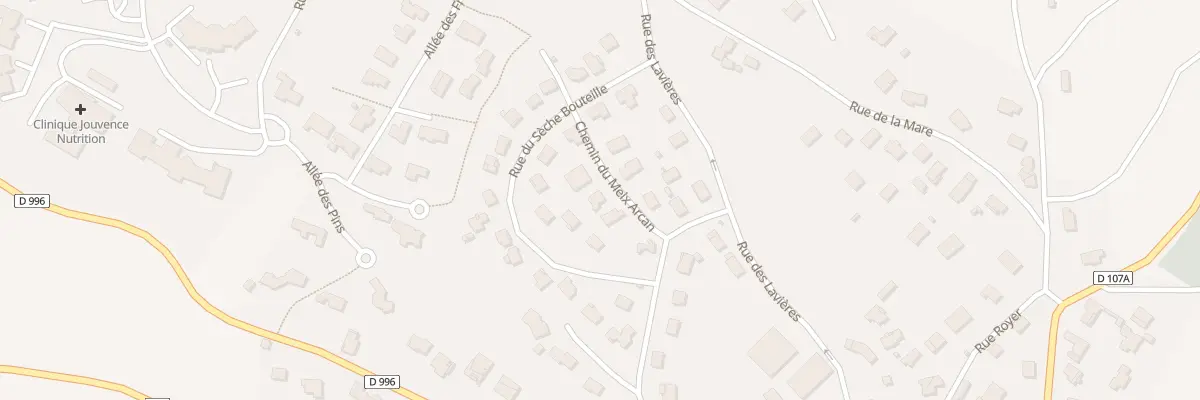 Plan du 10 Rue Séche Bouteille à Messigny-et-Vantoux