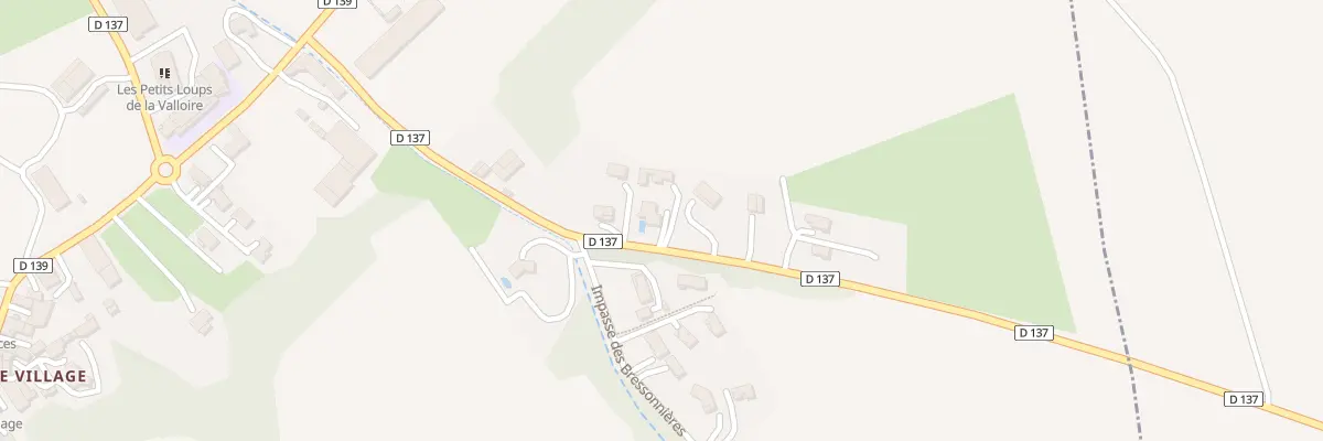 Plan du 305 Rte de Lens-Lestang à Manthes