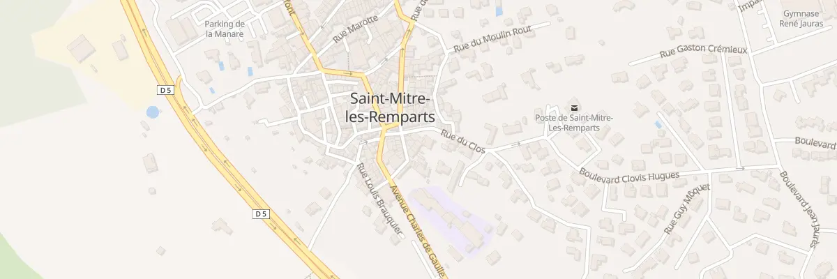 Plan du 6081 Rue du Clos à Saint-Mitre-les-Remparts