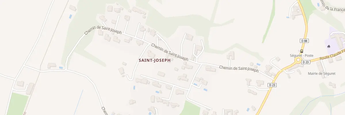Plan du 5098 Saint Joseph à Séguret