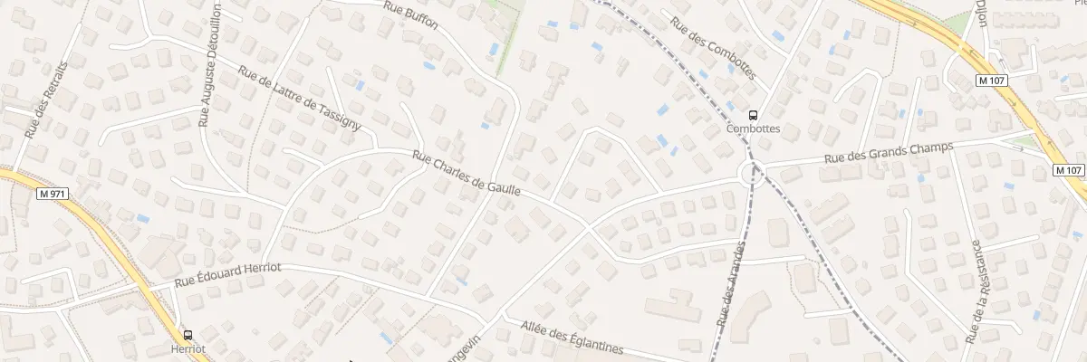 Plan du 23 Rue Charles de Gaulle à Talant
