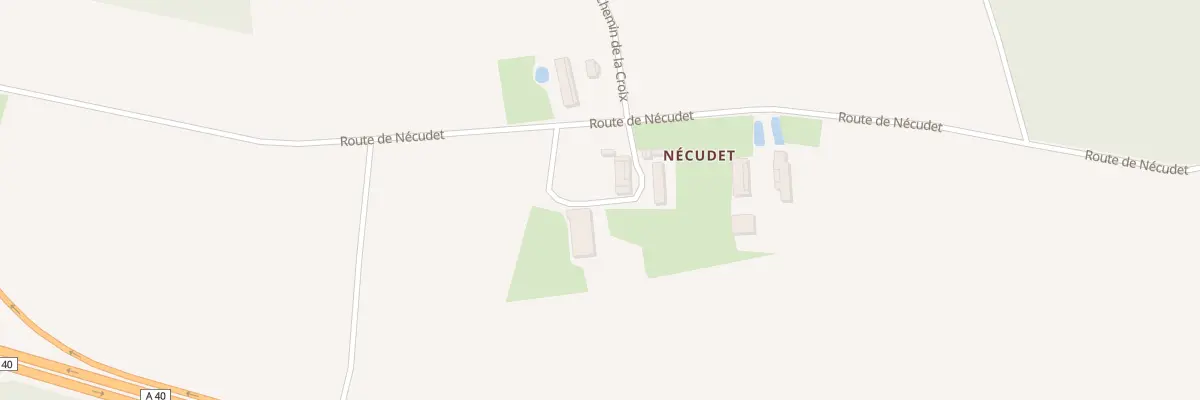 Plan du 596 Rte de Nécudet à Saint-Genis-sur-Menthon