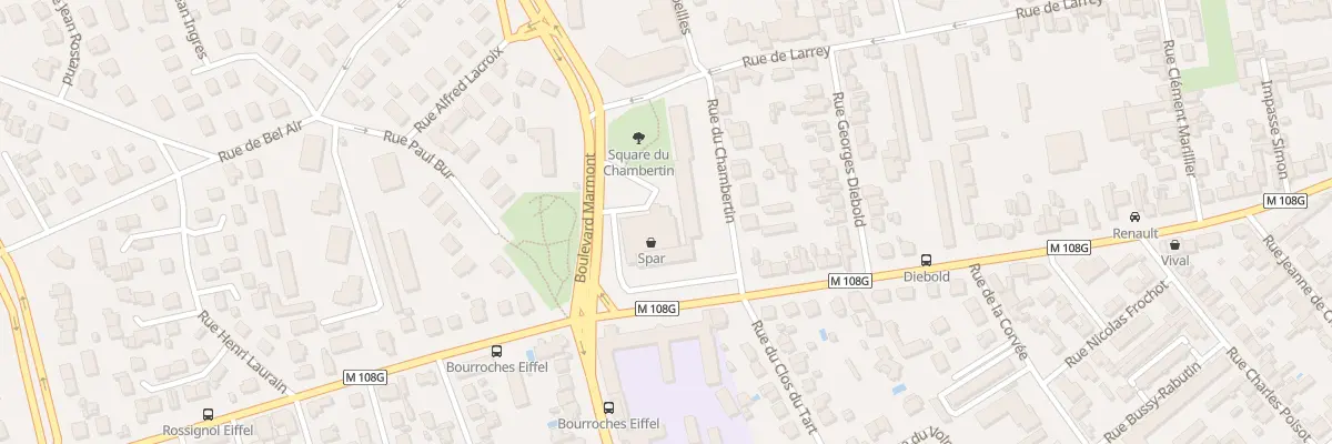 Plan du 108 Av Gustave Eiffel à Dijon