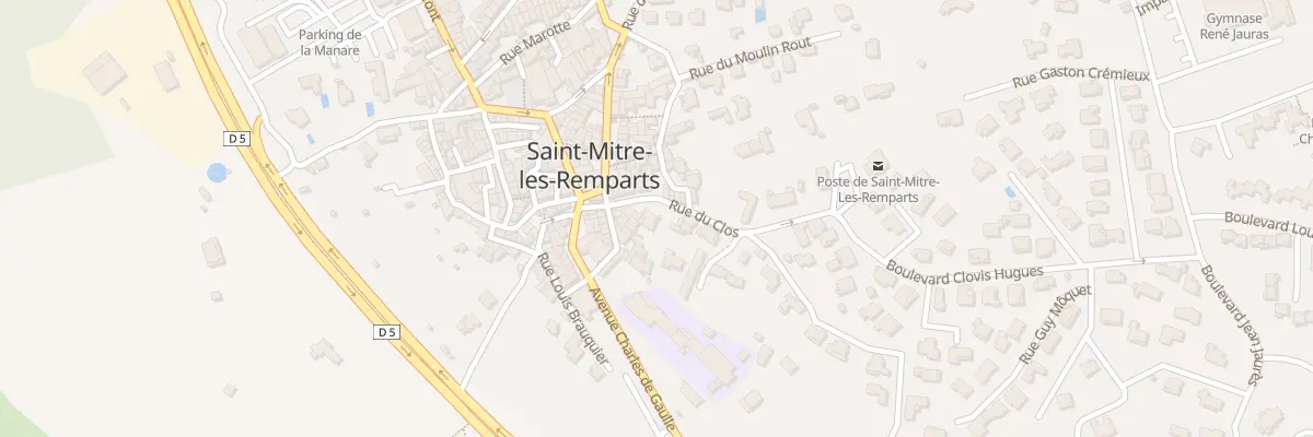 Plan du 18 Rue du Clos à Saint-Mitre-les-Remparts