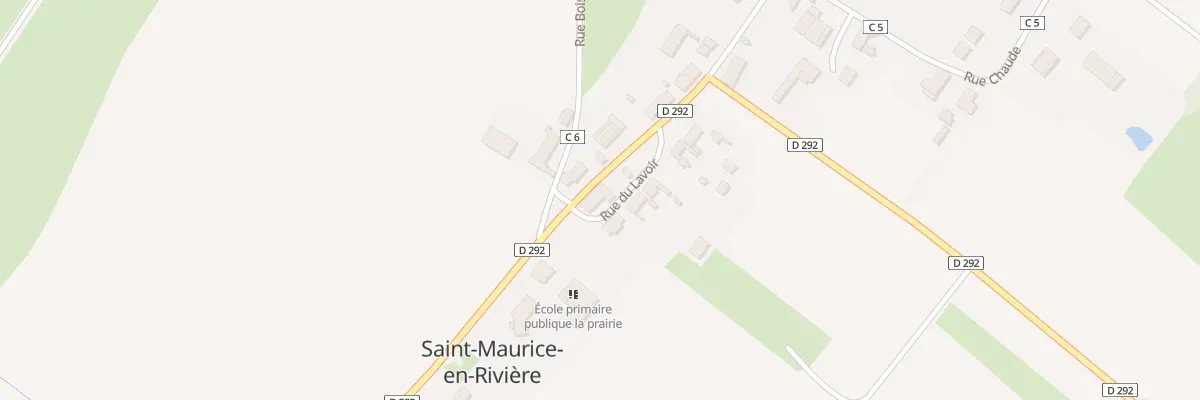 Plan du 1 Rue du Lavoir à Saint-Maurice-en-Rivière