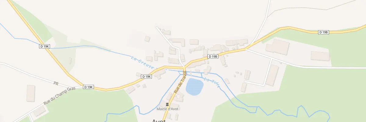 Plan du 2 Rle de Courlon à Avot