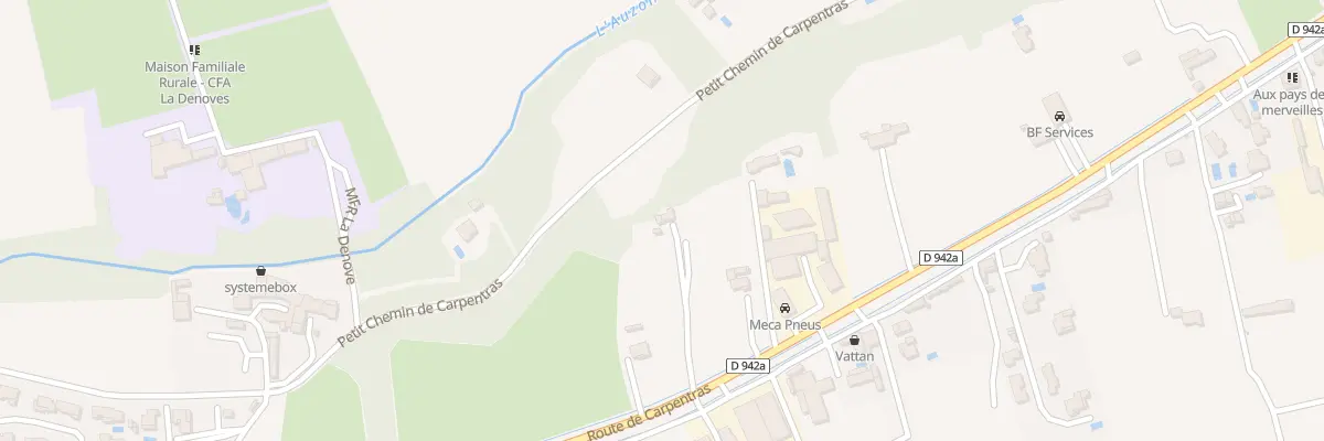 Plan du 887 Rte de Carpentras à Monteux