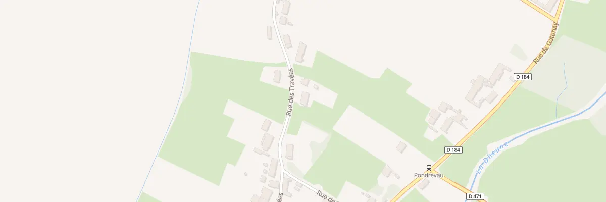 Plan du 16 Rue des Travées à Saint-Martin-en-Gâtinois