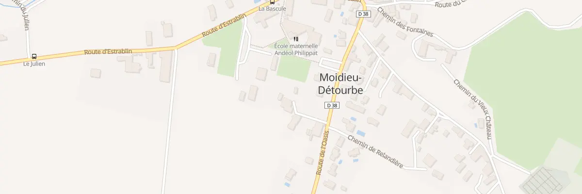 Plan du 75 Imp de Gambaison à Moidieu-Détourbe