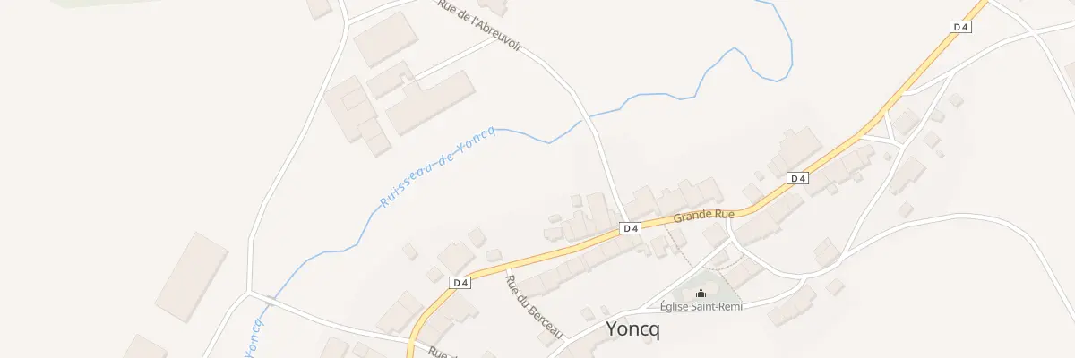 Plan du 28 Rue Grande Rue à Yoncq