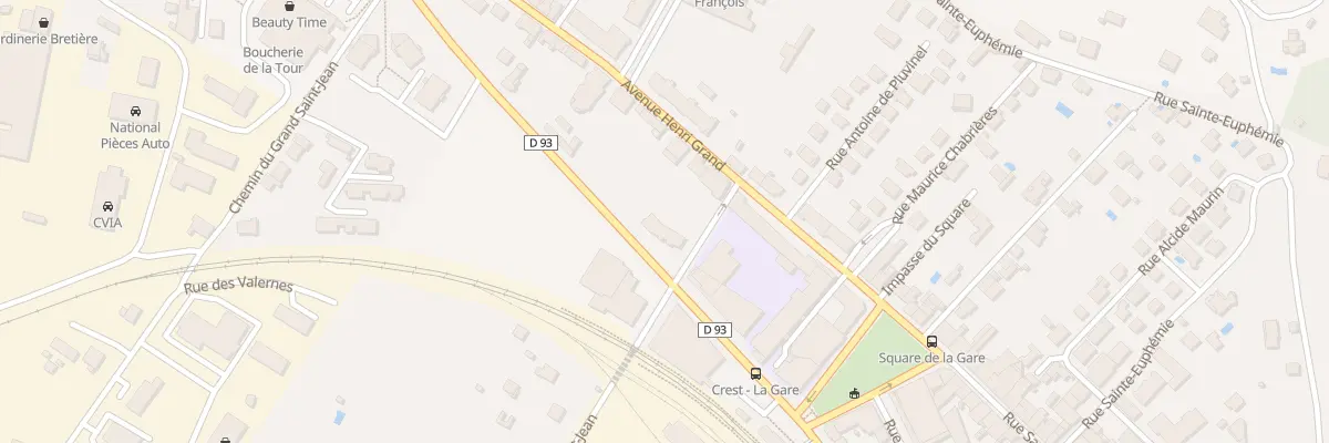 Plan du 9001 Che du Petit Saint Jean à Crest