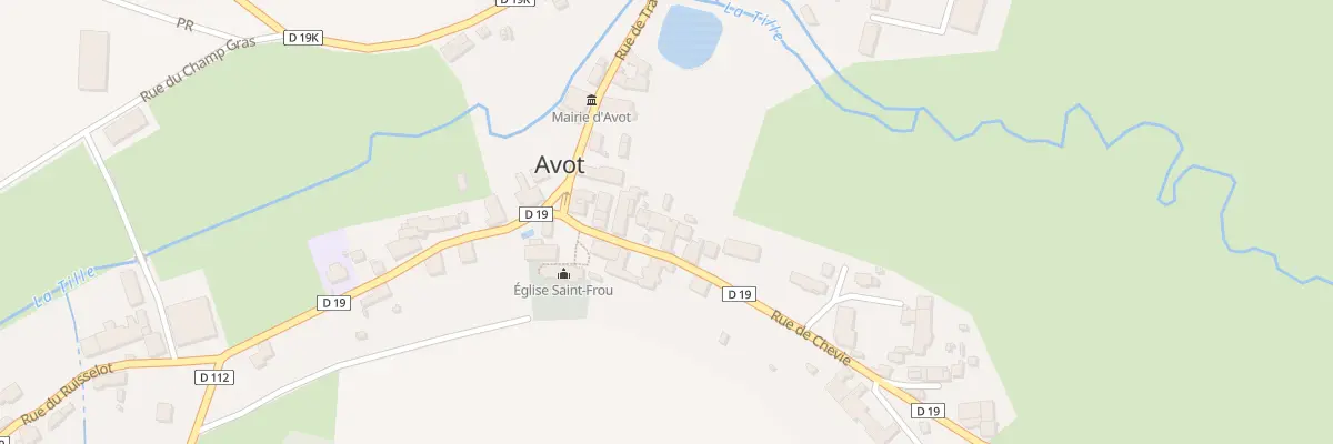 Plan du 9 Rue de Chevie à Avot