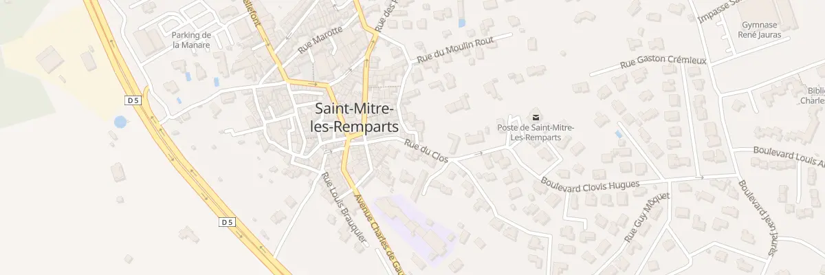 Plan du 15 Rue du Clos à Saint-Mitre-les-Remparts