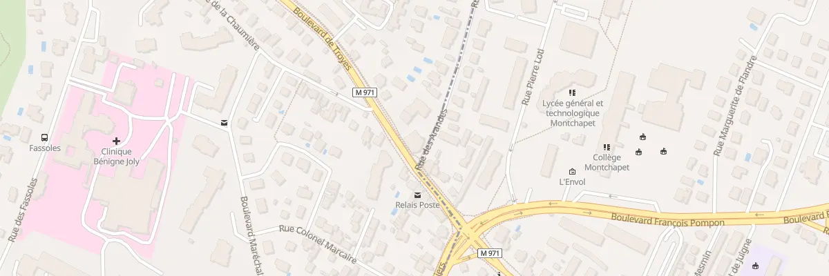 Plan du 2 Bd de Troyes à Talant