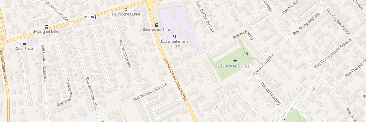 Plan du 3 Rue du Volnay à Dijon