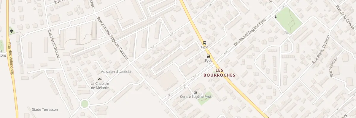 Plan du 81 Bd des Bourroches à Dijon