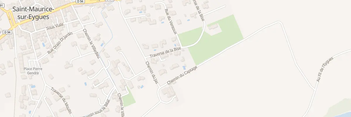 Plan du 94 Tra de la Bise à Saint-Maurice-sur-Eygues