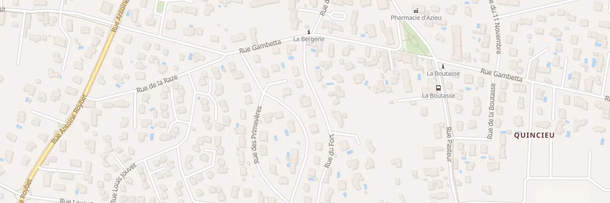 Plan du 6 Rue des Peupliers à Genas