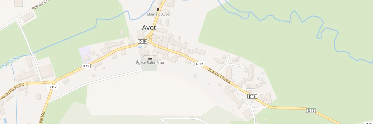 Plan du 10 Rle de Febvry à Avot