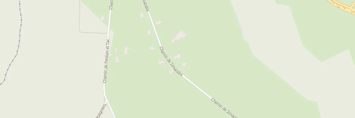 Plan du 630 Che de Simandre à Primarette