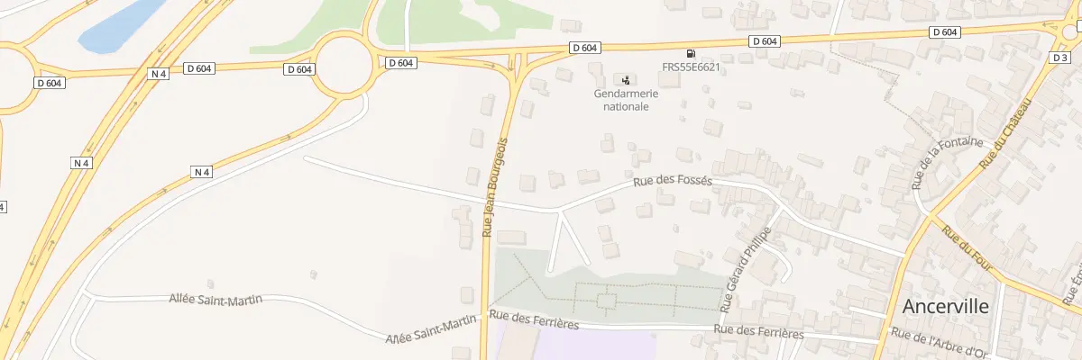 Plan du 58 Rue des Fosses à Ancerville