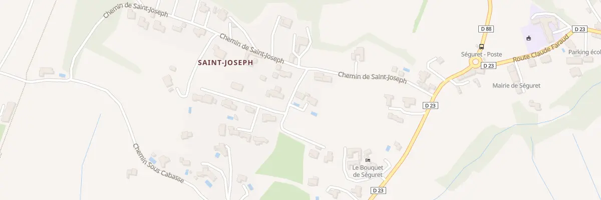 Plan du 5479 Saint Joseph à Séguret