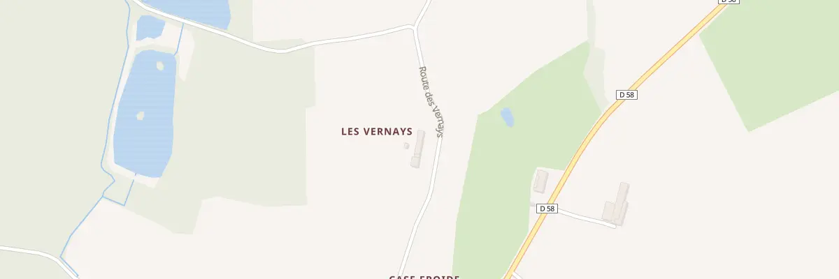 Plan du 285 Rte des Vernays à Vescours