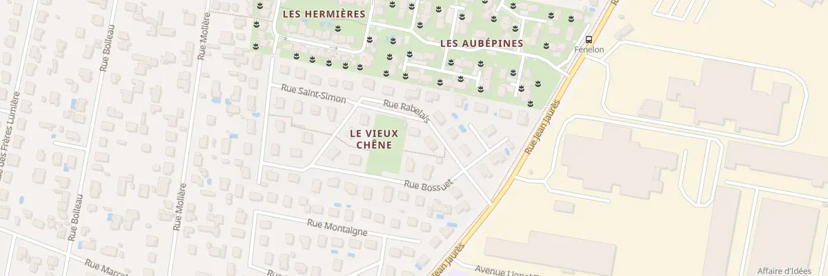 Plan du 10 Rue Rabelais à Meyzieu