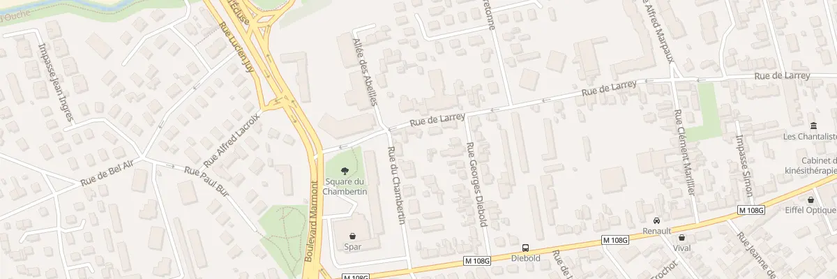 Plan du 49 Rue de Larrey à Dijon
