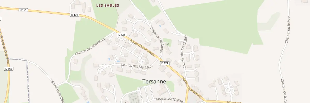 Plan du 1 Imp des Sables à Tersanne