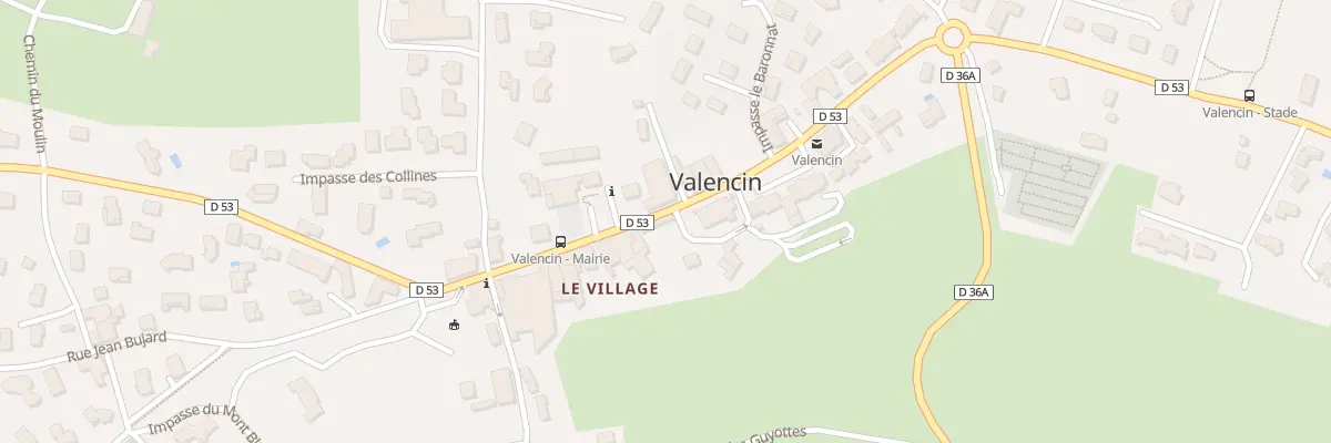 Plan du 4 Rue de la Ruelle à Valencin