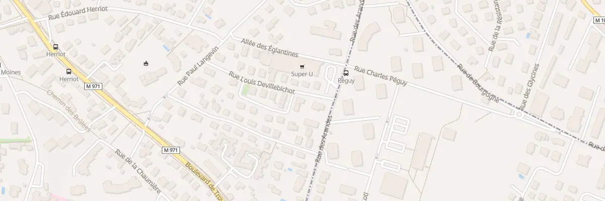 Plan du 1 Rue Martin Luther King à Talant