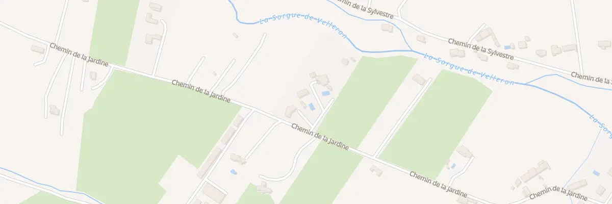 Plan du 742 Che de la Fiance à Velleron