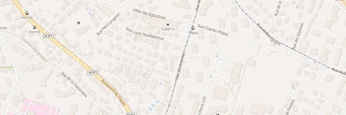 Plan du 25 Rue des Arandes à Talant