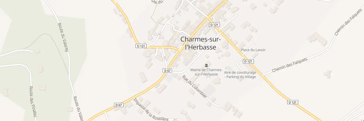 Plan du 25 Pl Champ de Mars à Charmes-sur-l’Herbasse