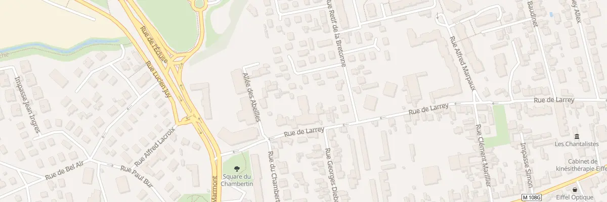 Plan du 48 Rue de Larrey à Dijon
