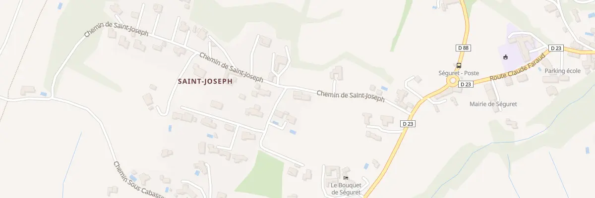 Plan du 5099 Saint Joseph à Séguret